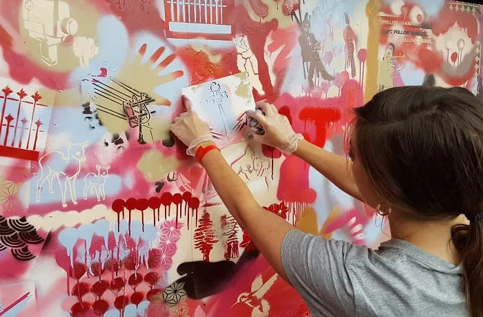 street art workshop london